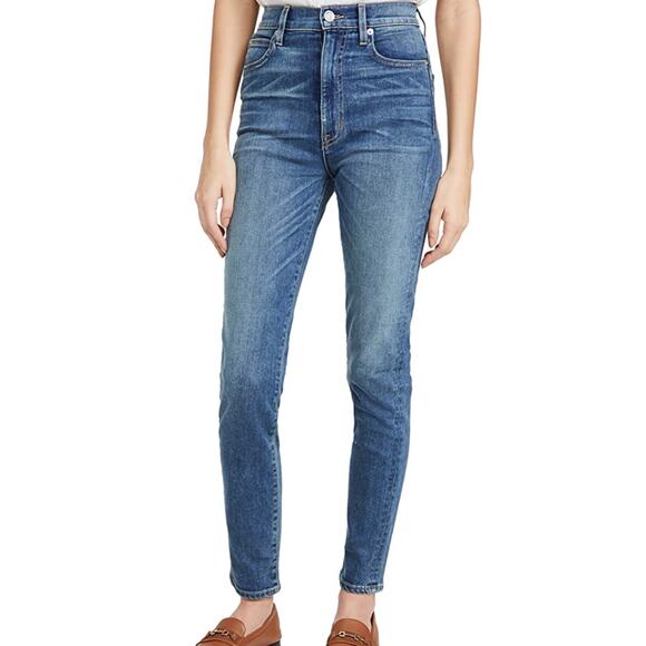 SLVRLAKE Beatnik Anything Goes High Rise Blue Denim Skinny Jeans Size 31 - Picture 1 of 6